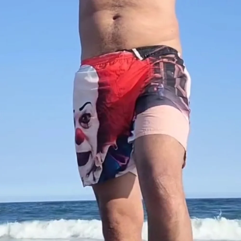 Dumbgood IT Pennywise Swim Trunks